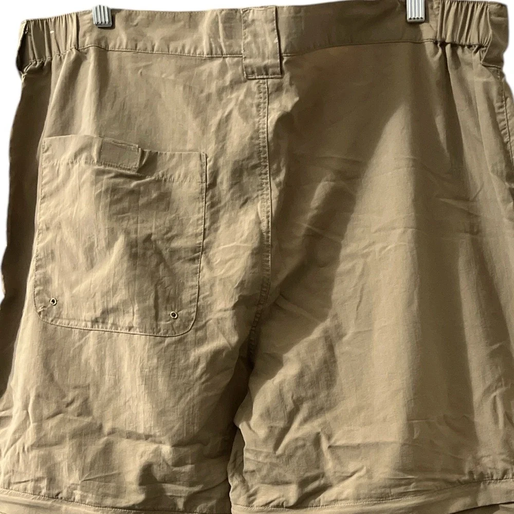 Cabela's Convertible Zip Off Cargo Hiking Pants Tactical Utility Size XL‎ Beige